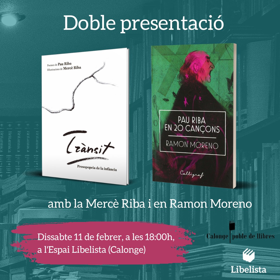 Doble presentació de llibres amb Mercè Riba i Ramón Moreno