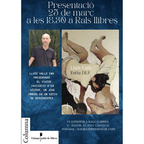 Presentació llibre a Rals Llibres amb Lluís Valls